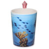 SMUG07_004 Fun Novelty Ceramic Mug - Sealife Design Seahorse Shaped Handle