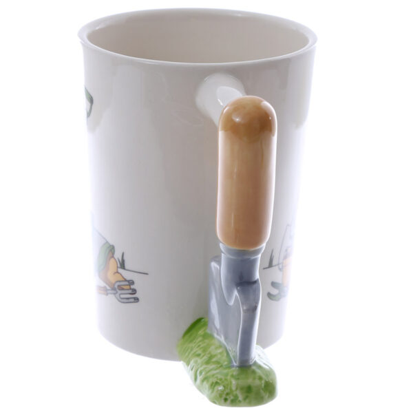 SMUG103_003 Novelty Ceramic Garden Mug - Trowel Shaped Handle