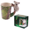 Novelty Ceramic Jungle Mug -  Koala Shaped Handle