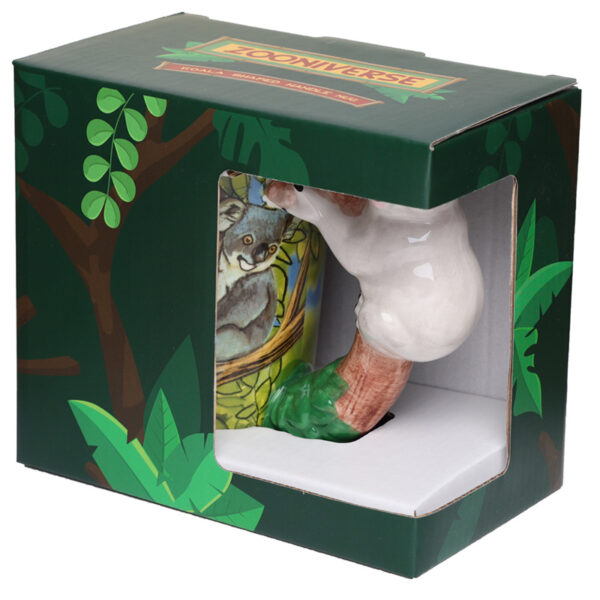 Novelty Ceramic Jungle Mug -  Koala Shaped Handle