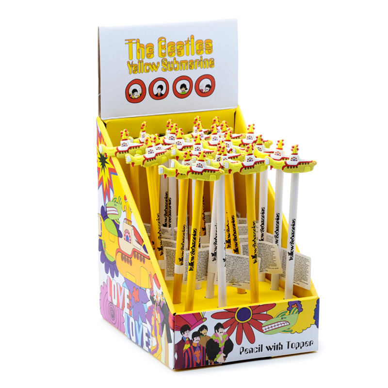 STA288_001 Pencil with PVC Topper - The Beatles Yellow Submarine