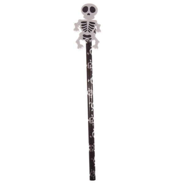 STA45_002 Novelty Kids Skeleton Design Pencil and Eraser