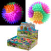 TY583_001 Fun Kids Puppet - Spiky Bouncy Light Up Ball 7cm