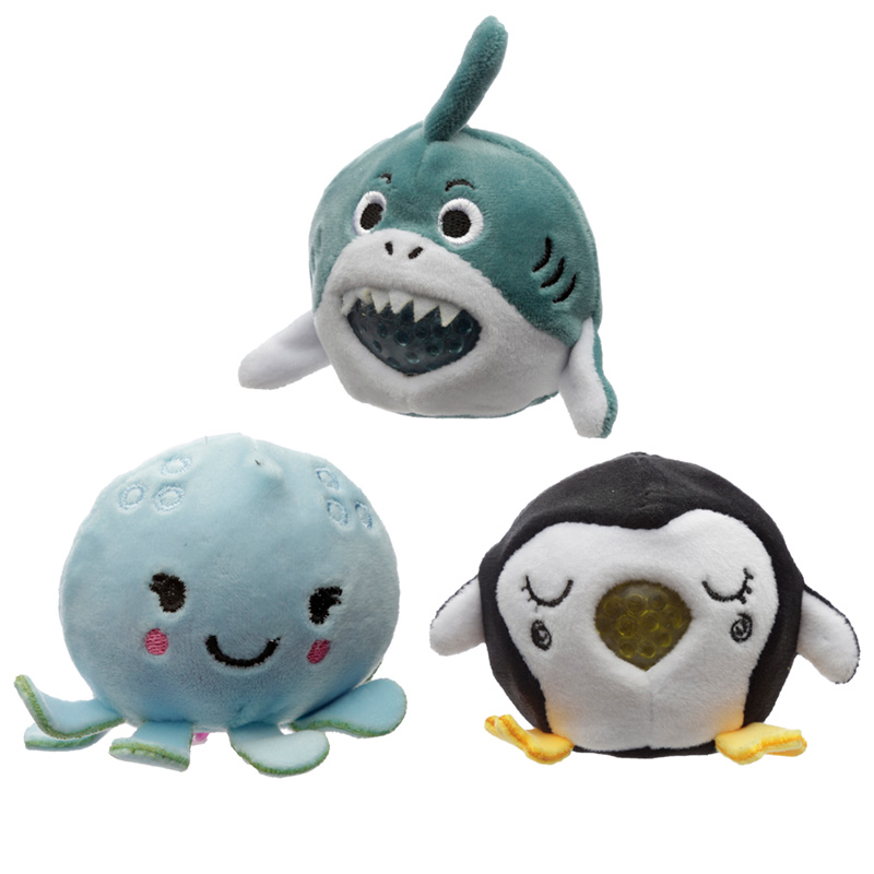 Fun Kids Squeezy Plush Sealife Toy