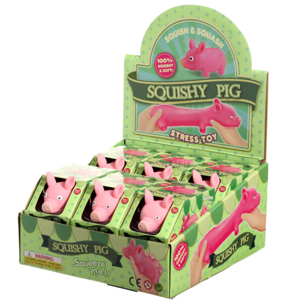 TY765_007 Fun Kids Stretchy Squeezy Pig