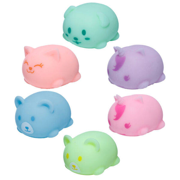 TY811_001 Squeezy Glow in The Dark Animal Toy