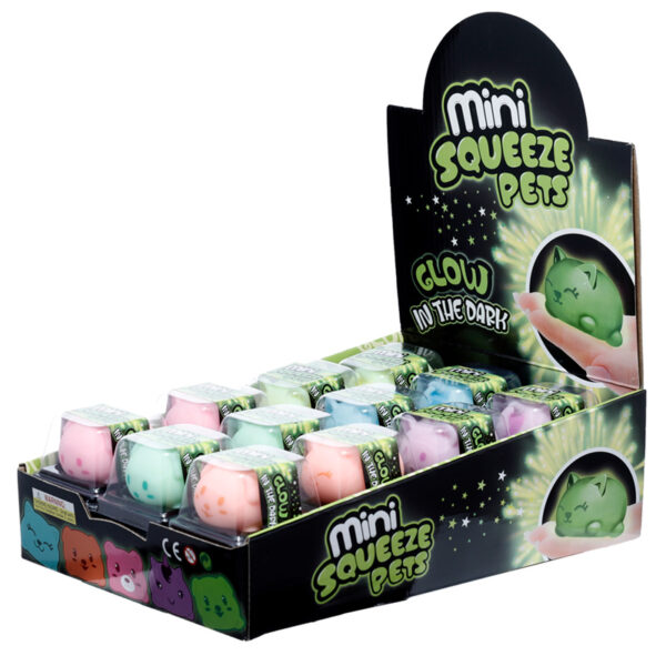 TY811_010 Squeezy Glow in The Dark Animal Toy