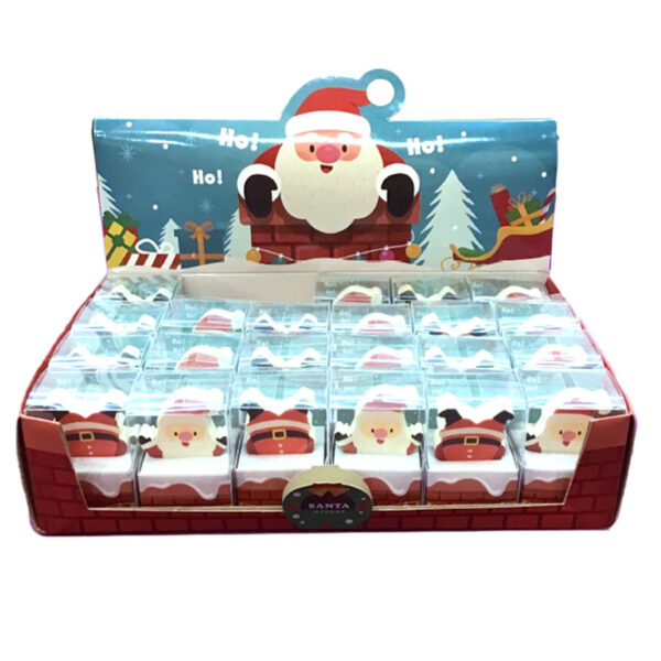 XSTA338_001 Eraser in Gift Box - Christmas Characters
