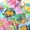 BAL21_001 Fun Dinosaur 3D Rubber Bouncy Ball
