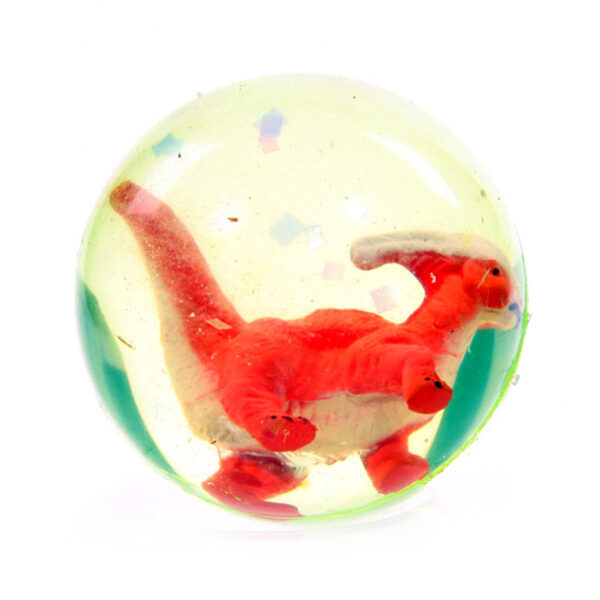 BAL21_005 Fun Dinosaur 3D Rubber Bouncy Ball