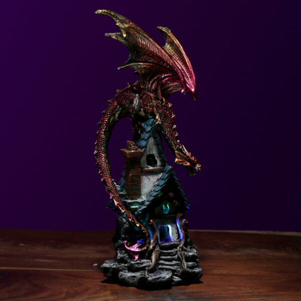 DRG491_003 Collectable Dark Legends Dragon LED Woodland Spirit