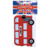 LON65_001 PVC Luggage Tag - London Souvenir London Bus