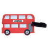 LON65_002 PVC Luggage Tag - London Souvenir London Bus
