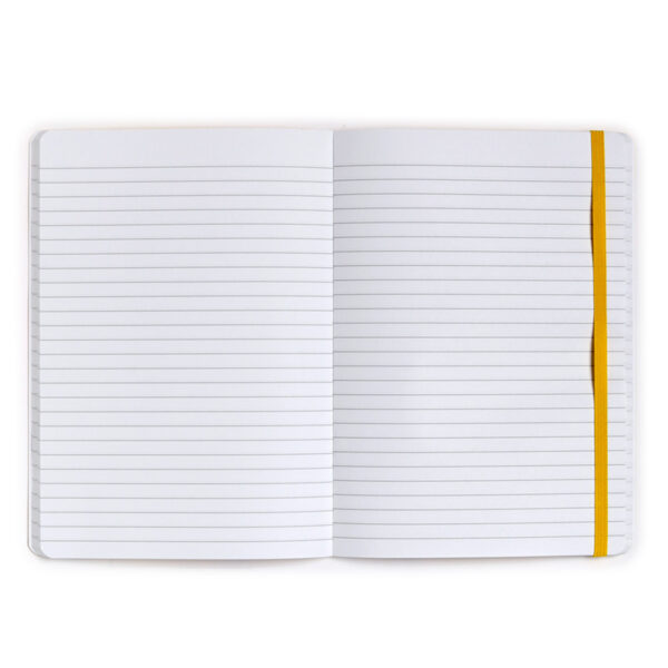 Recycled Paper A5 Lined Notebook - The Beatles Yellow Submarine White