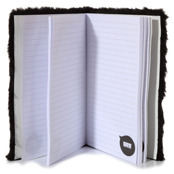 Fluffy Plush Notebook - Adoramals Penguin