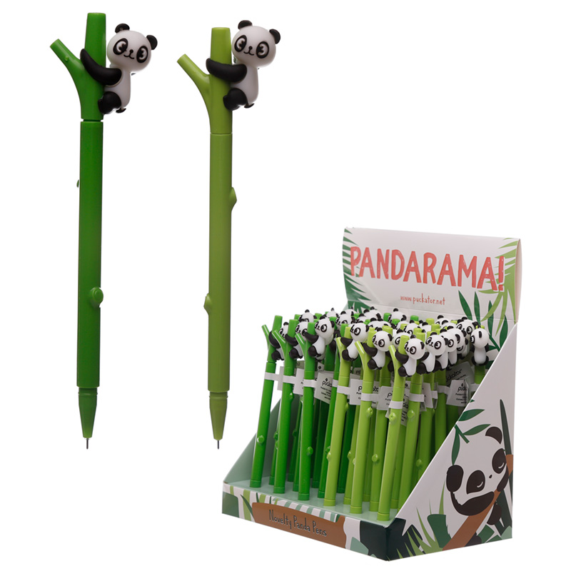 PEN132_001 Fun Panda Topper Novelty Pen