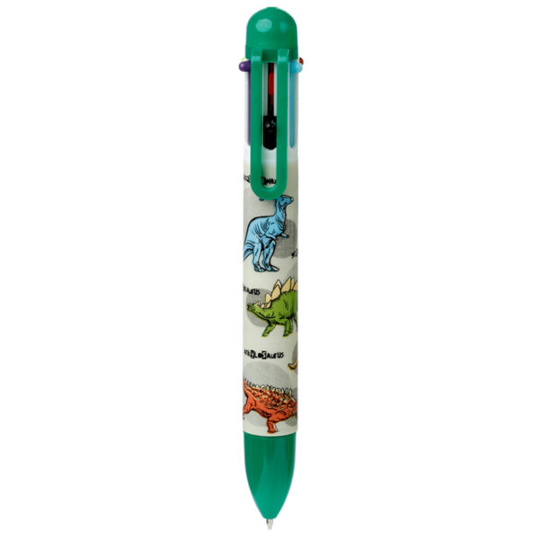 Multi Colour Pen (6 Colours) - Dinosauria