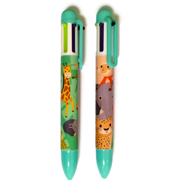 Multi Colour Pen (6 Colours) - Zooniverse