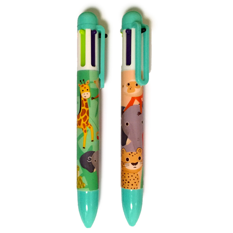 Multi Colour Pen (6 Colours) - Zooniverse