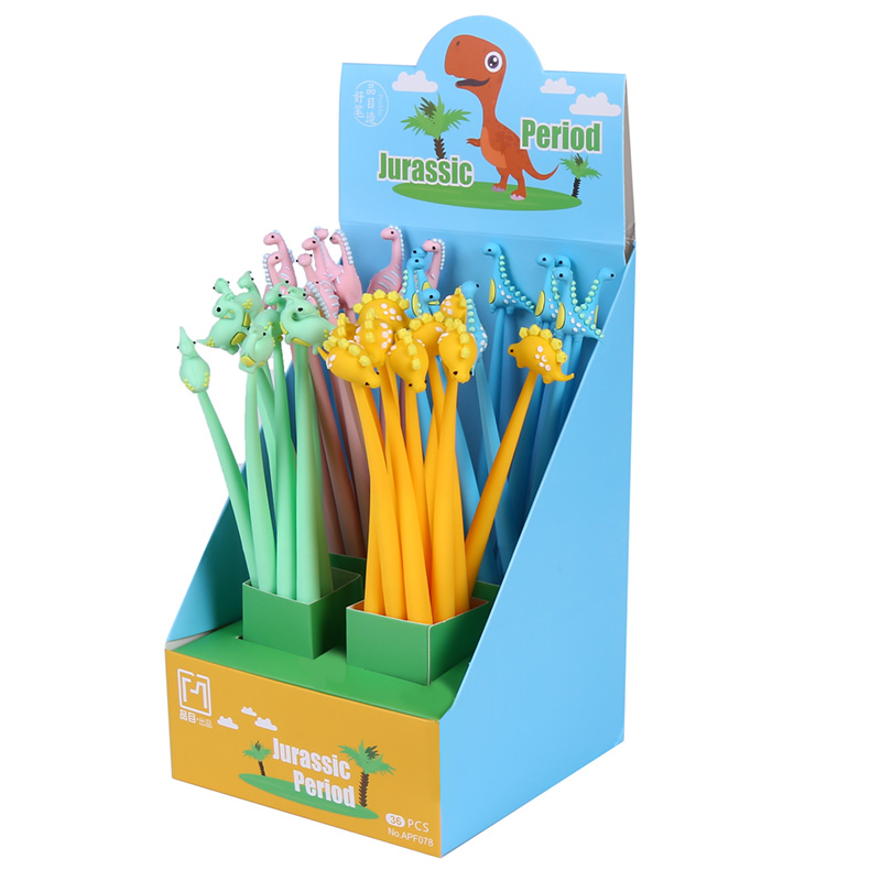 Fine Tip Pen with Topper - Dinosauria Jr