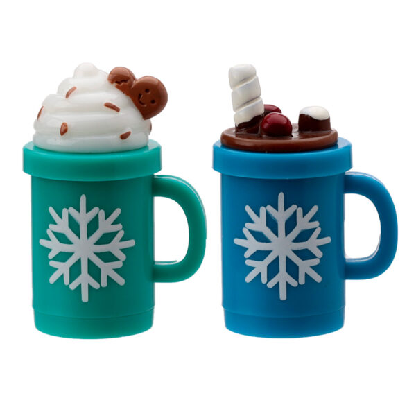 XLIP152_002 Lip Balm in Shaped Holder - Cosy Hot Chocolate