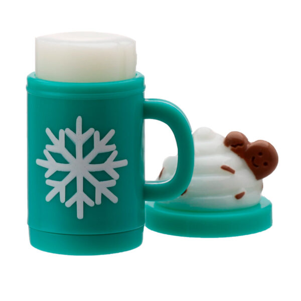 XLIP152_003 Lip Balm in Shaped Holder - Cosy Hot Chocolate