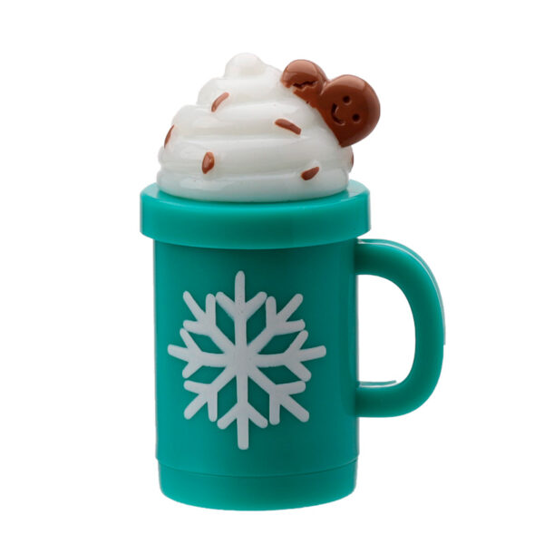 XLIP152_005 Lip Balm in Shaped Holder - Cosy Hot Chocolate