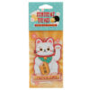 2 x Scented Air Freshener -   White Maneki Neko Lucky Cat Jasmine