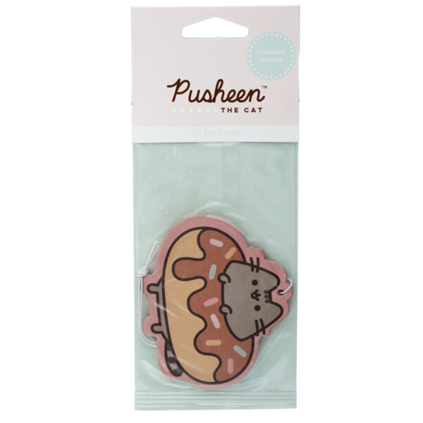 AIRF122_001 2 x Scented Air Freshener -  Pusheen Foodie Cat Chocolate