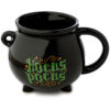 MUG409_001 Hocus Pocus Black Cauldron Ceramic Shaped Mug