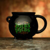 MUG409_002 Hocus Pocus Black Cauldron Ceramic Shaped Mug