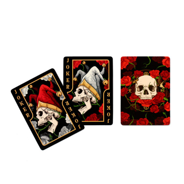 Standard Deck of Playing Cards - Skulls and Roses