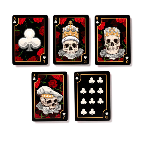 Standard Deck of Playing Cards - Skulls and Roses