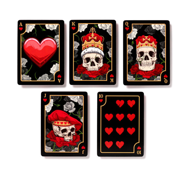 Standard Deck of Playing Cards - Skulls and Roses