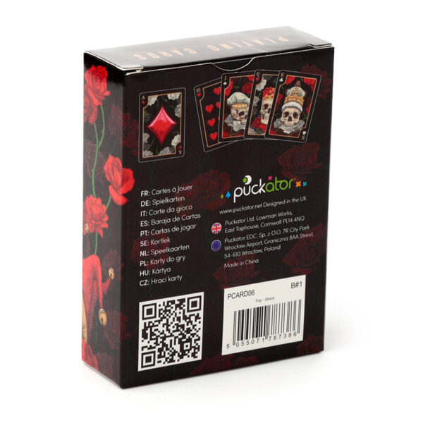 Standard Deck of Playing Cards - Skulls and Roses
