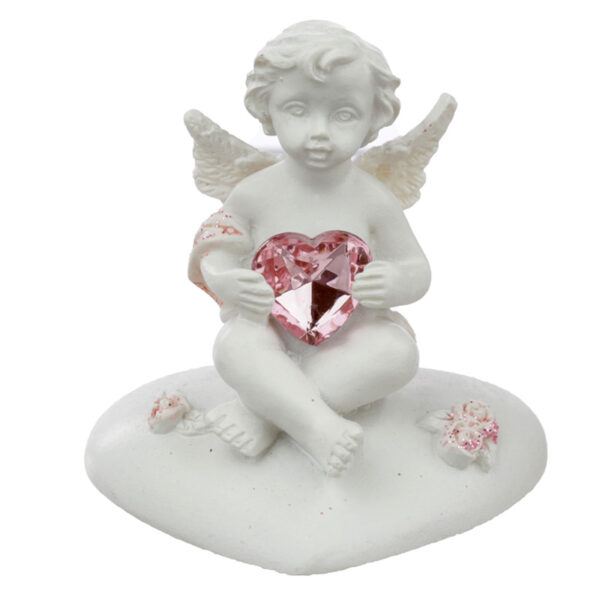 CHE129_003 Collectable Peace of Heaven Cherub - Heart of the Rose