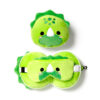 Dinosaur Relaxeazzz Travel Pillow & Eye Mask Set
