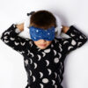 Space Cadet Relaxeazzz Plush Round Travel Pillow & Eye Mask Set