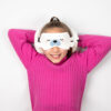 CUSH349_002 Relaxeazzz Travel Pillow & Eye Mask - Kai the Seal
