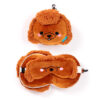 CUSH351_001 Relaxeazzz Travel Pillow & Eye Mask - Gigi the Toy Poodle