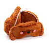 CUSH351_003 Relaxeazzz Travel Pillow & Eye Mask - Gigi the Toy Poodle