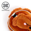 CUSH351_005 Relaxeazzz Travel Pillow & Eye Mask - Gigi the Toy Poodle