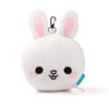 CUSH352_004 Relaxeazzz Travel Pillow & Eye Mask - Frances the Rabbit
