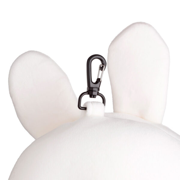 CUSH352_006 Relaxeazzz Travel Pillow & Eye Mask - Frances the Rabbit