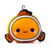 CUSH353_004 Relaxeazzz Travel Pillow & Eye Mask - Finley the Clown Fish