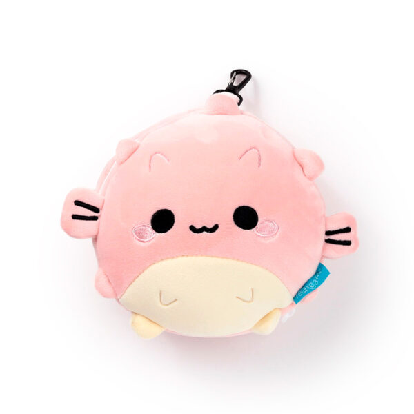 Relaxeazzz Travel Pillow & Eye Mask - Puff the Puffer Fish