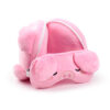 CUSH355_003 Relaxeazzz Travel Pillow & Eye Mask - Oliver the Pig