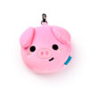 CUSH355_007 Relaxeazzz Travel Pillow & Eye Mask - Oliver the Pig