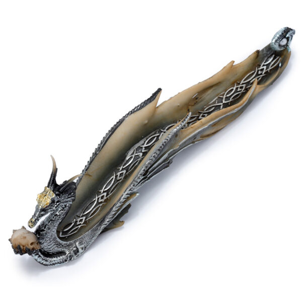 DRG198_005 Shimmering Celtic Fantasy Dragon Ashcatcher