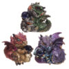 DRG377_001 Baby Crystal Ball Cute Dragon Figurine